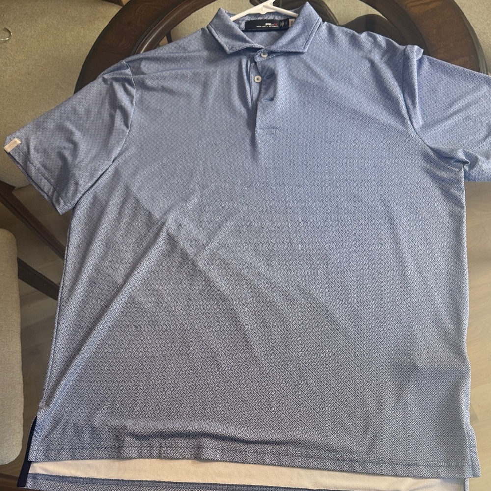 RLX Ralph Lauren Light Blue Polo Shirt